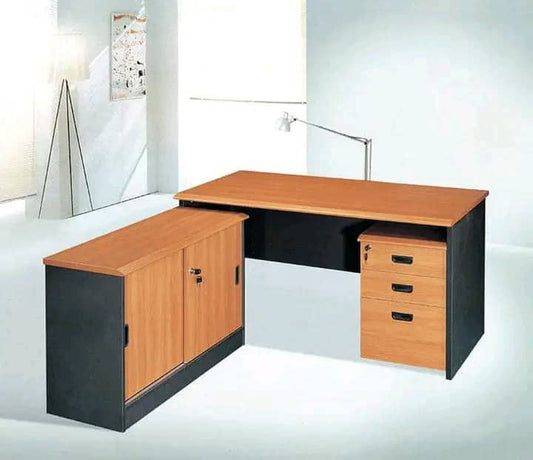 Bureau d’Angle Professionnel – Espace, Style et Rangement Réunis